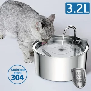 Cat Automatic Water Dispensers Pet Smart Induction Water Feeders USB With Filter