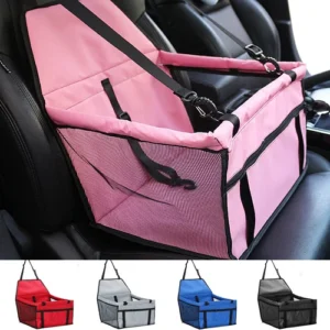 Pet Travel Safety Carry Bag Basket Dog Booster Car Seat Cover Pad Mat Waterproof