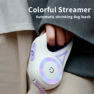 Retractable Dog Leash & Collar | Automatic Pet Spotlight | Small & Medium Dogs &