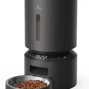 Automatic Pet Feeder for Cats & Dogs, 5L Programmable Dispenser with Voice Meal